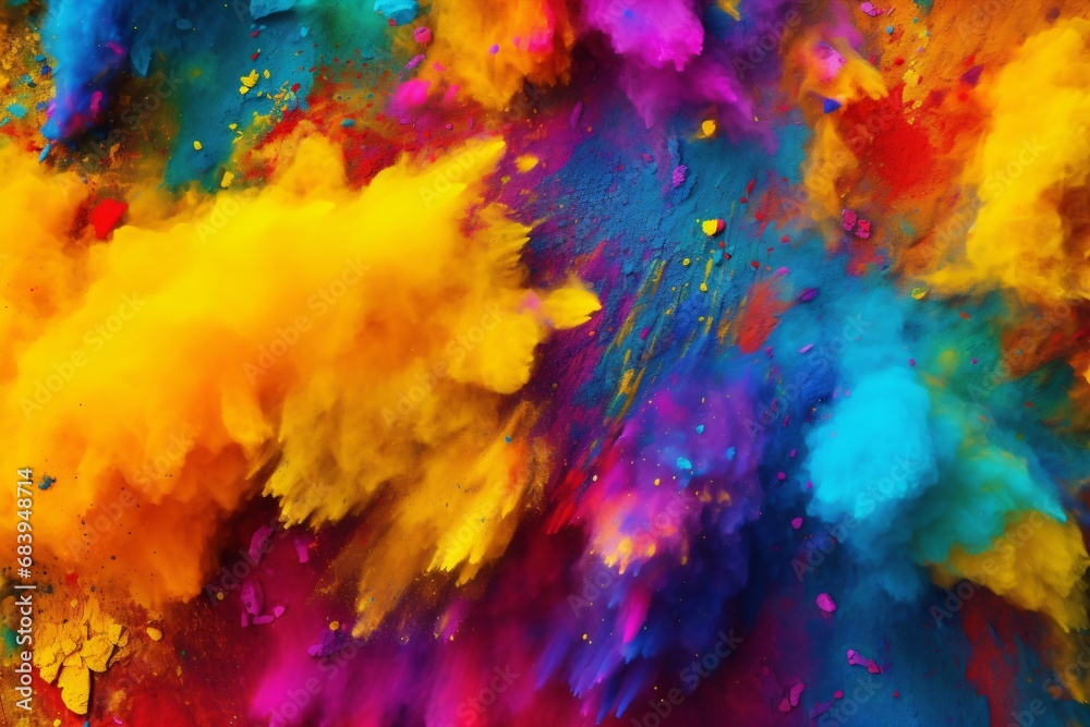 Fototapeta premium Colorful splash background