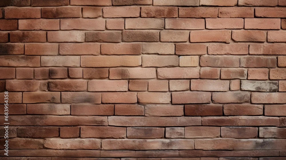 Obraz premium Texture of light brick wall, construction pattern