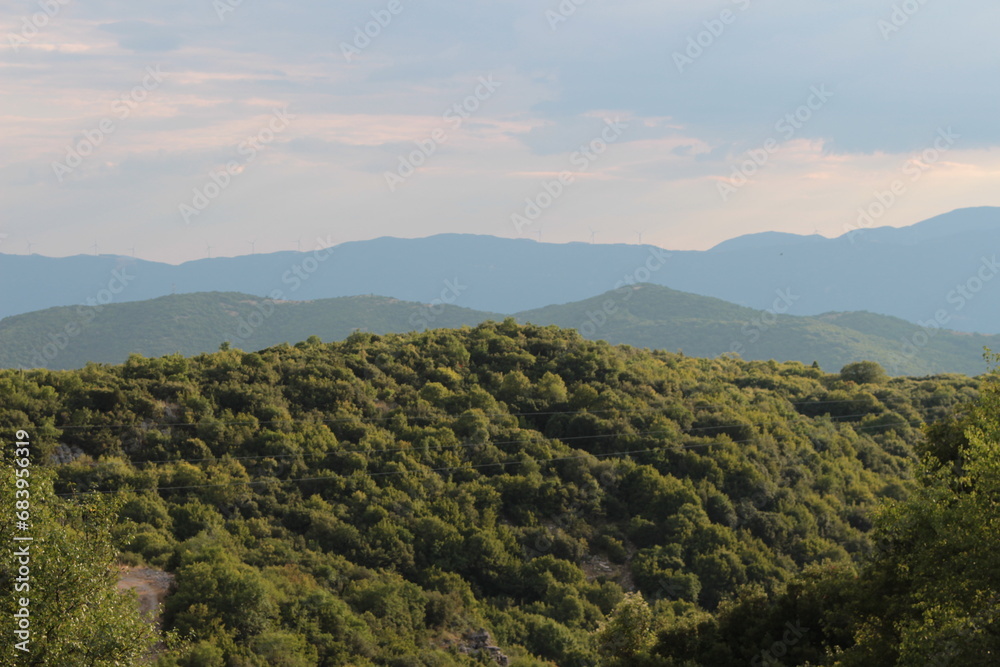 Fototapeta premium Landscape of the mountains of Greece