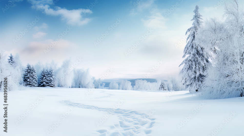 Winter background snow covered trees on a sunny day. High quality photo Winter background snow covered trees on a sunny day. High quality photo