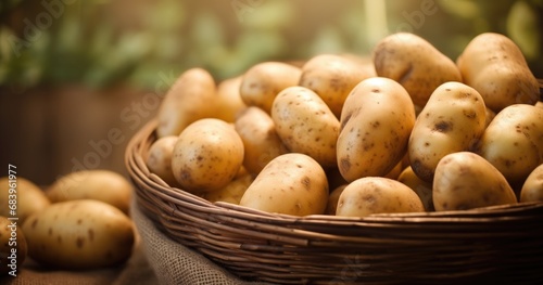 basket of potatoes