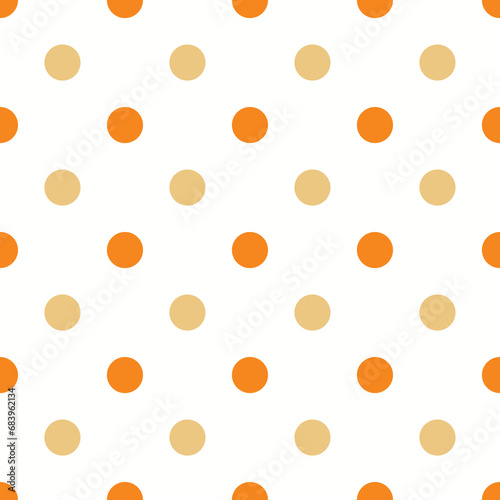 Color Seamless polka dot pattern. Colored repeat dots background for Your design