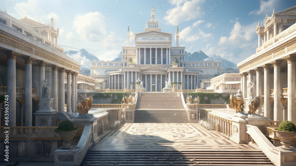 Fototapeta premium Royal Legacy: The Trade Expeditions of a Renowned Leader