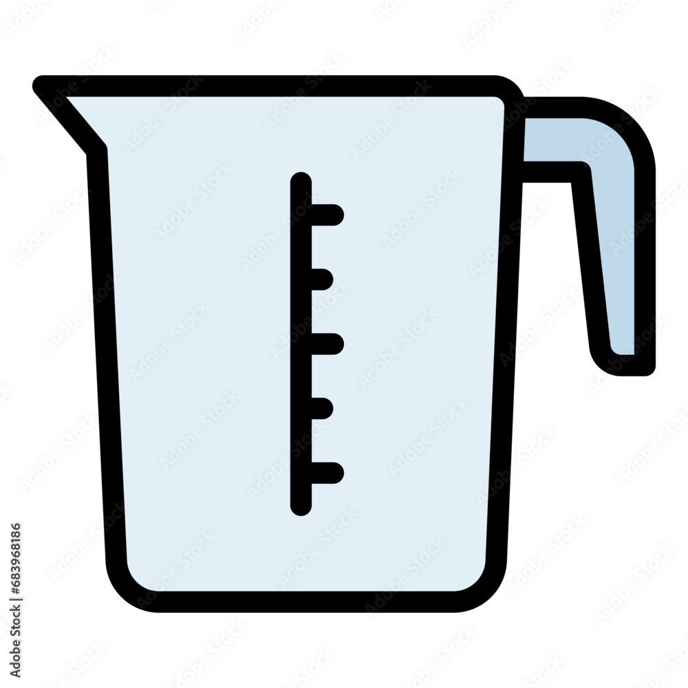 beaker colorful filled line icon beaker colorful filled line icon