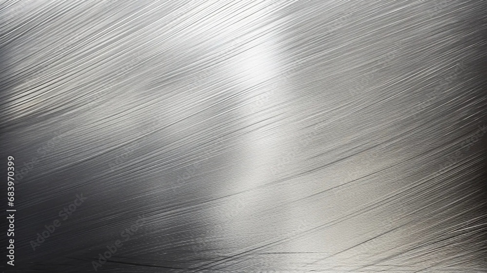 Texture of shiny silver metal, steel wallpaper