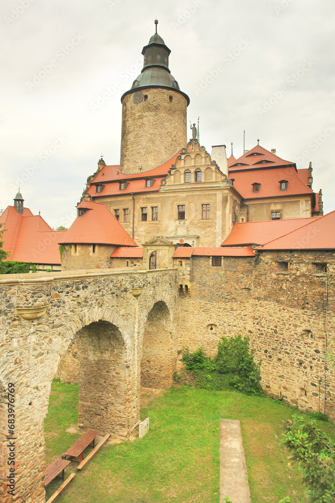 Czocha Castle ( German: Tzschocha)  -  a defensive castle in the village of Sucha in Poland