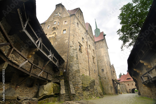 Czocha Castle ( German: Tzschocha)  -  a defensive castle in the village of Sucha in Poland photo