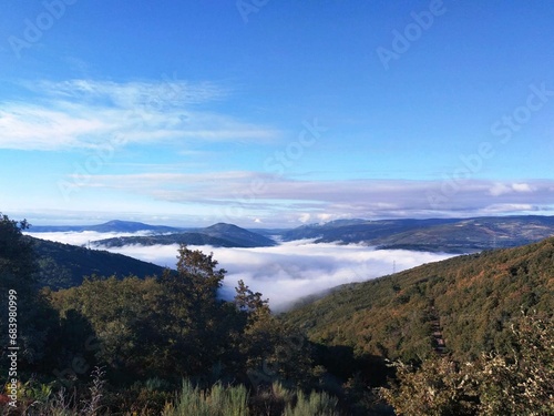 Alto do Covelo en Viana do Bolo, Galicia