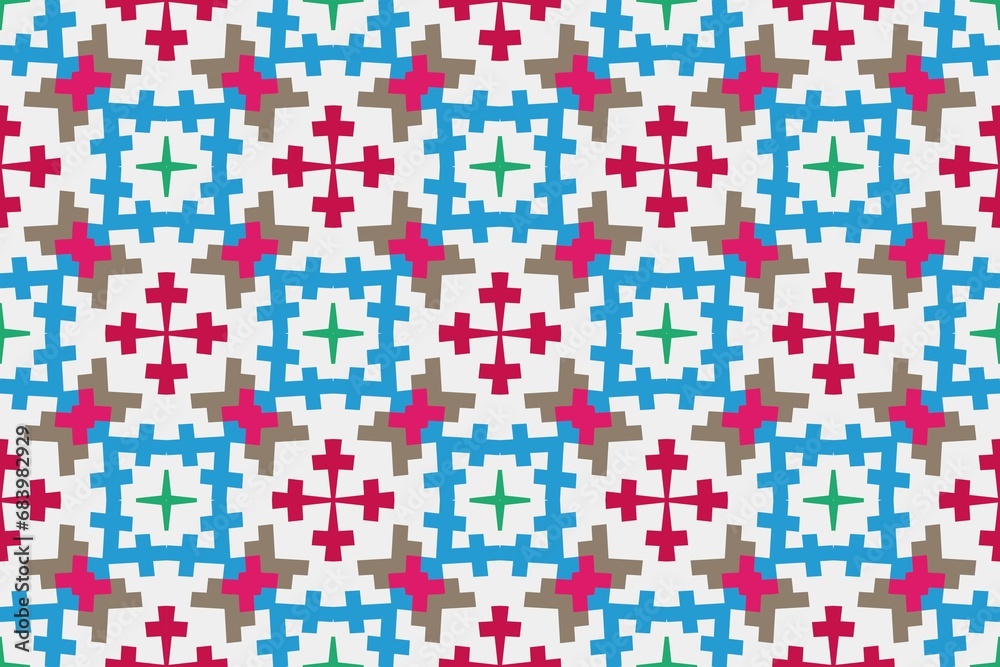 Abstract ethnic rug ornamental seamless pattern.Perfect for fashion, textile design, cute themed fabric, on wall paper, wrapping paper and home decor. Geometric pattern. Abstract ethnic rug ornamental seamless pattern.Perfect for fashion, textile design, cute themed fabric, on wall paper, wrapping paper and home decor. Geometric pattern.