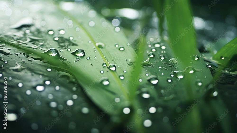 water droplets on a leaf water droplets on a leaf