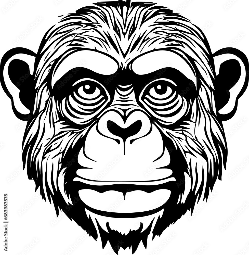 Gorilla - Monkeys Faces 