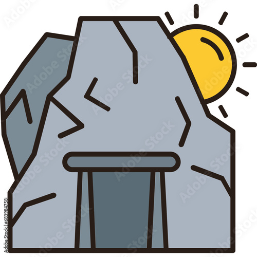 Cave Vector Icon