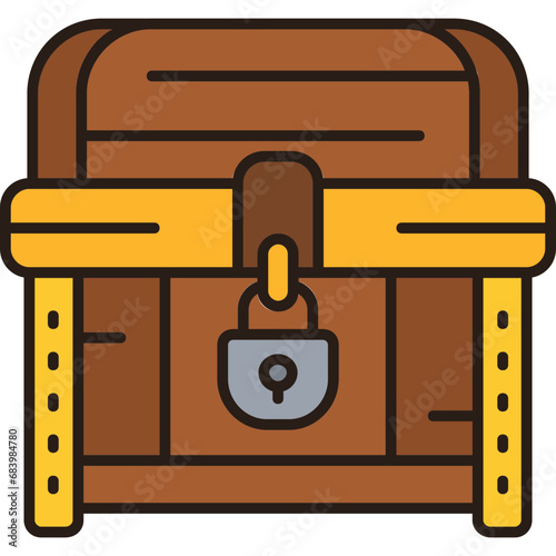 Coffer Vector Icon