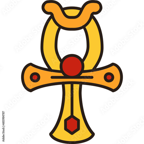 Ankh Vector Icon