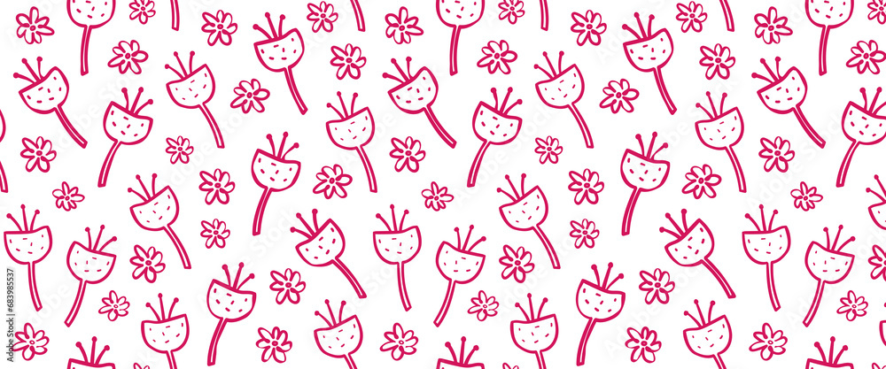 Pattern with flower Pattern with flower