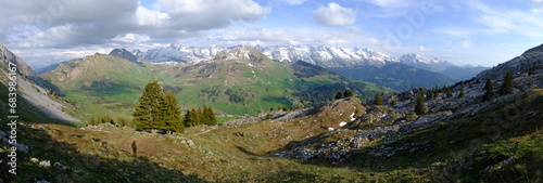 panorama of the Alps