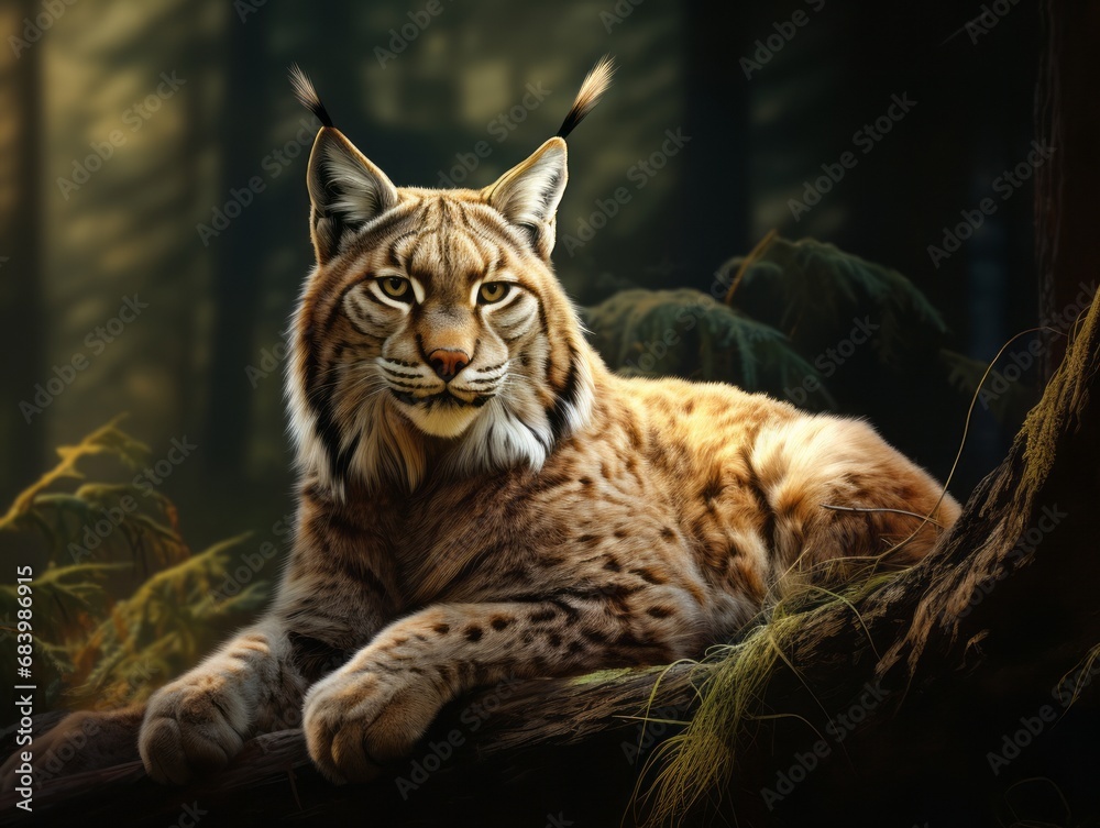Encounter with a Majestic Lynx: An Intimate View from the Heart of the Wilderness Generative AI Encounter with a Majestic Lynx: An Intimate View from the Heart of the Wilderness Generative AI