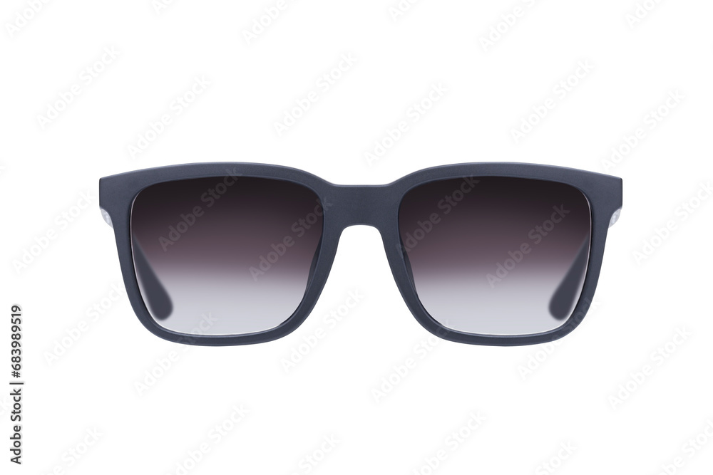 Stylish sunglasses isolated on white transparent background