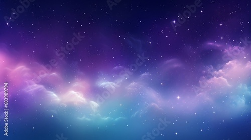 Abstract background with blue sky and clouds