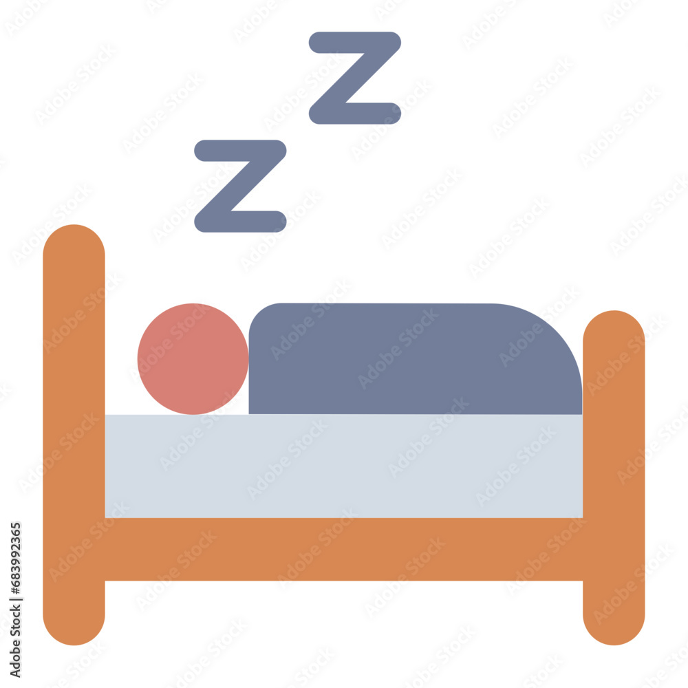 Sleep on Bed icon