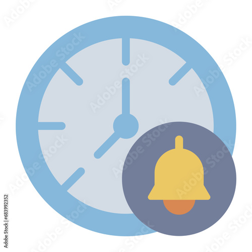 Time Clock and Alarm icon