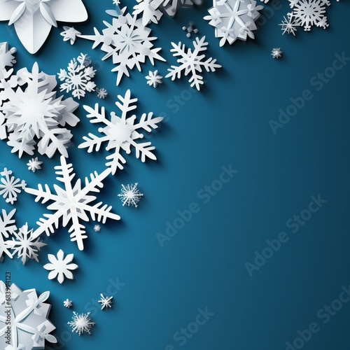 Usher in the Festivities with this Enchanting Christmas and New Year Background! Generative AI