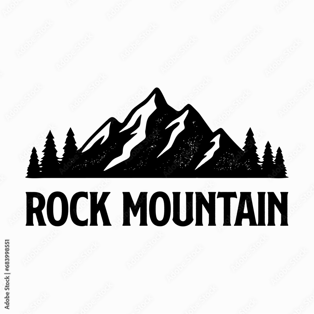 rock mountain logo tamplate