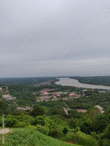View from Jugra Hill, Banting