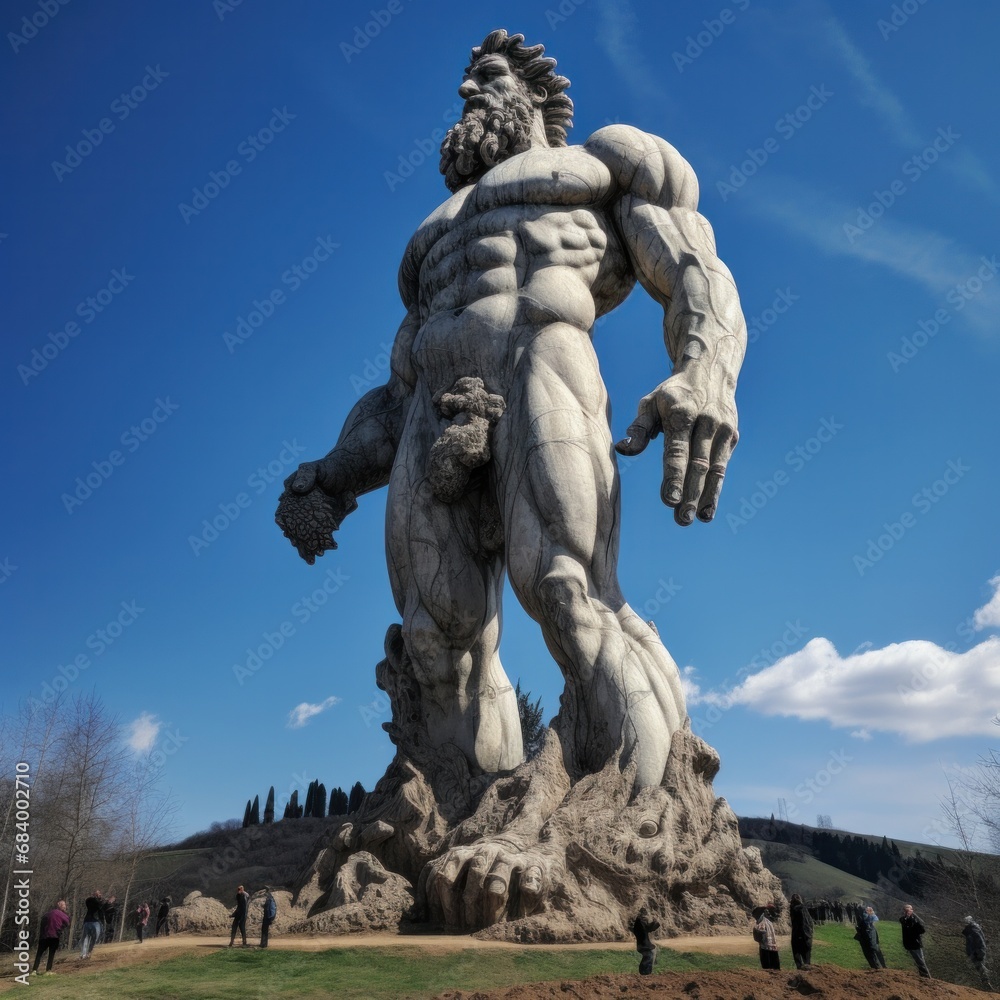 The Giant Of Pratolino Is A Gigantic Statue By Giambologna, A Masterpiece Of Sixteenth-Century Sculpture Located A Few Kilometers From Florence 