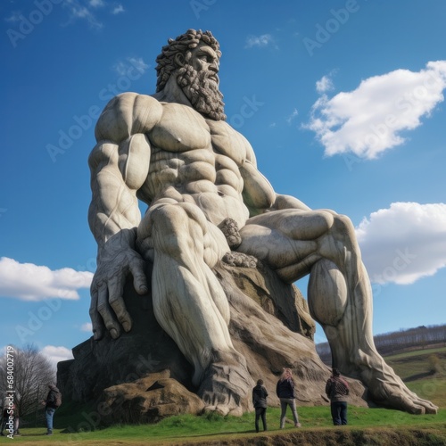 The Giant Of Pratolino Is A Gigantic Statue By Giambologna, A Masterpiece Of Sixteenth-Century Sculpture Located A Few Kilometers From Florence  photo