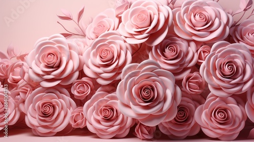 pink roses background