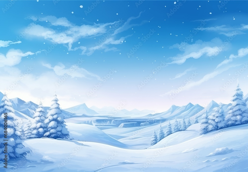 Mesmerizing Snowy Winter Wonderland: Unveiling Nature's Tranquil Beauty Generative AI Mesmerizing Snowy Winter Wonderland: Unveiling Nature's Tranquil Beauty Generative AI