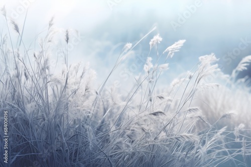 Mystical Winter Wonderland: Journey Through Snowflakes & Fog Generative AI