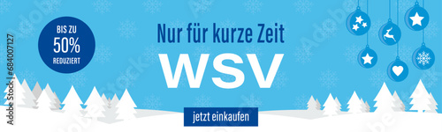Banner - WSV- Nur für kurze Zeit