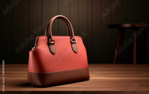 Exquisite Oak-Tan Leather Handbag: A Must-Have Accessory for Fashion Aficionados! Generative AI