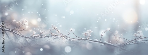 Captivating Winter Wonderland: Unveiling Nature's Beauty Beneath the Snow Generative AI © monsifdx