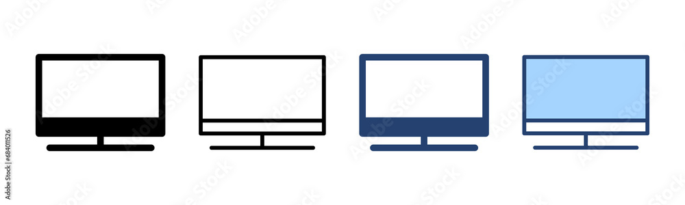 Tv icon vector. television sign and symbol Tv icon vector. television sign and symbol