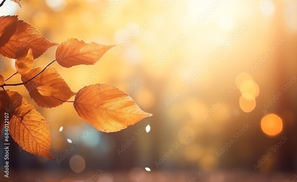 Captivating Dance of Fall Leaves: Unveiling Autumn's Vibrant Spectrum Generative AI