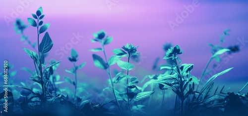Discover the Vibrant Life: Illuminating Beauty of Green Plants - A Visual Treat! Generative AI