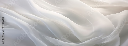 Luxurious Elegance: Explore the Classic Beauty of White Silk and Linen Textures Generative AI