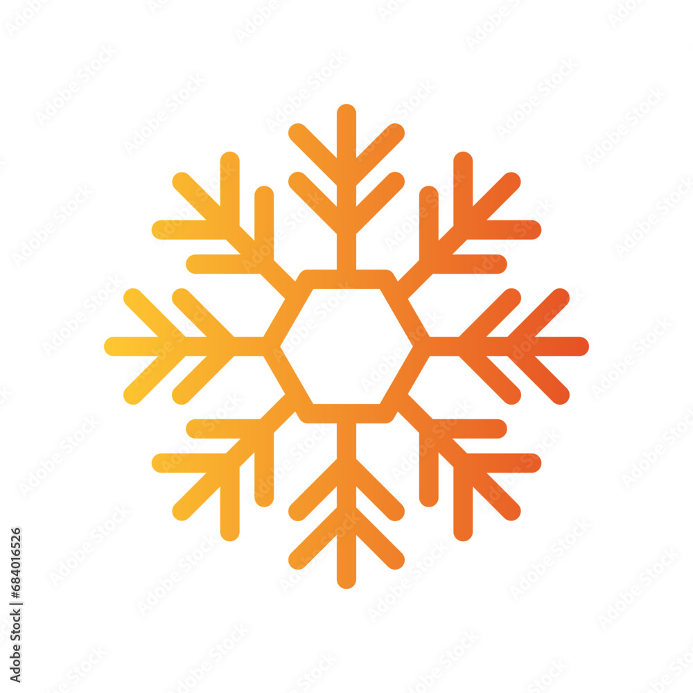 snowflake gradient icon snowflake gradient icon