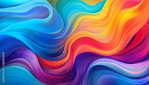 Abstract wallpaper with colorful gradient