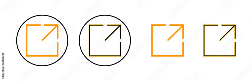External link icon set for web and mobile app. link sign and symbol. hyperlink symbol External link icon set for web and mobile app. link sign and symbol. hyperlink symbol