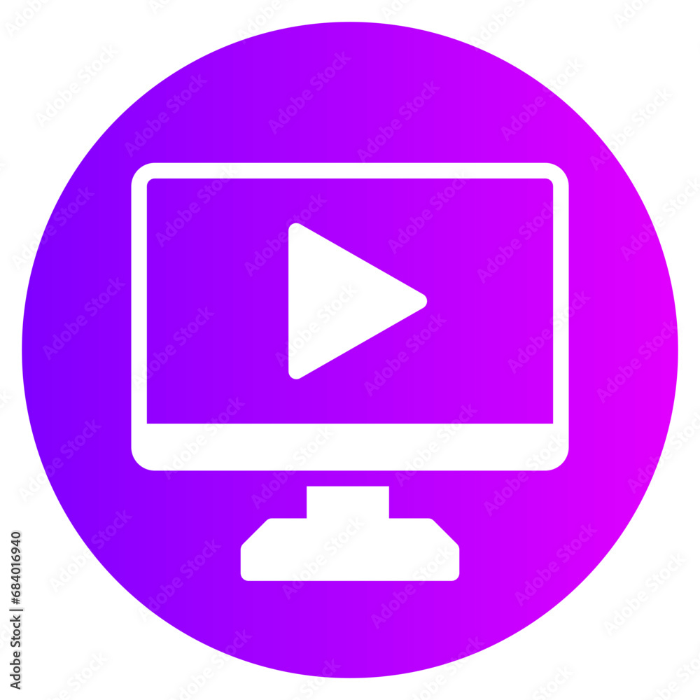 computer gradient icon computer gradient icon
