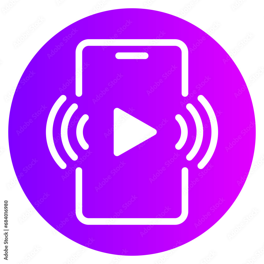 smartphone gradient icon smartphone gradient icon
