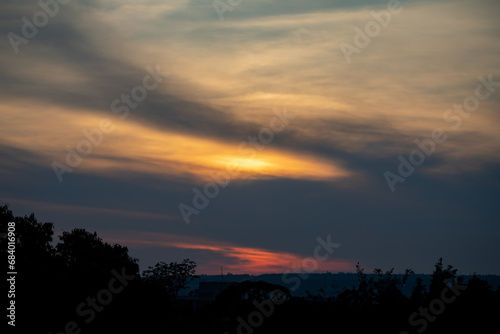 atmosphere, background, beach, beautiful, beauty, blue, bright, calm, cloud, cloudscape, color, dawn, dramatic, dusk, evening, golden, gorgeous, heaven, horizon, idyllic, inspiration, landscape, light © Adilson