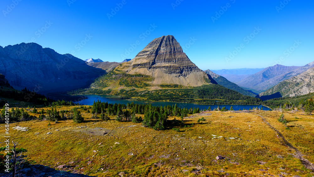 Fototapeta premium Hidden Lake, Montana. 