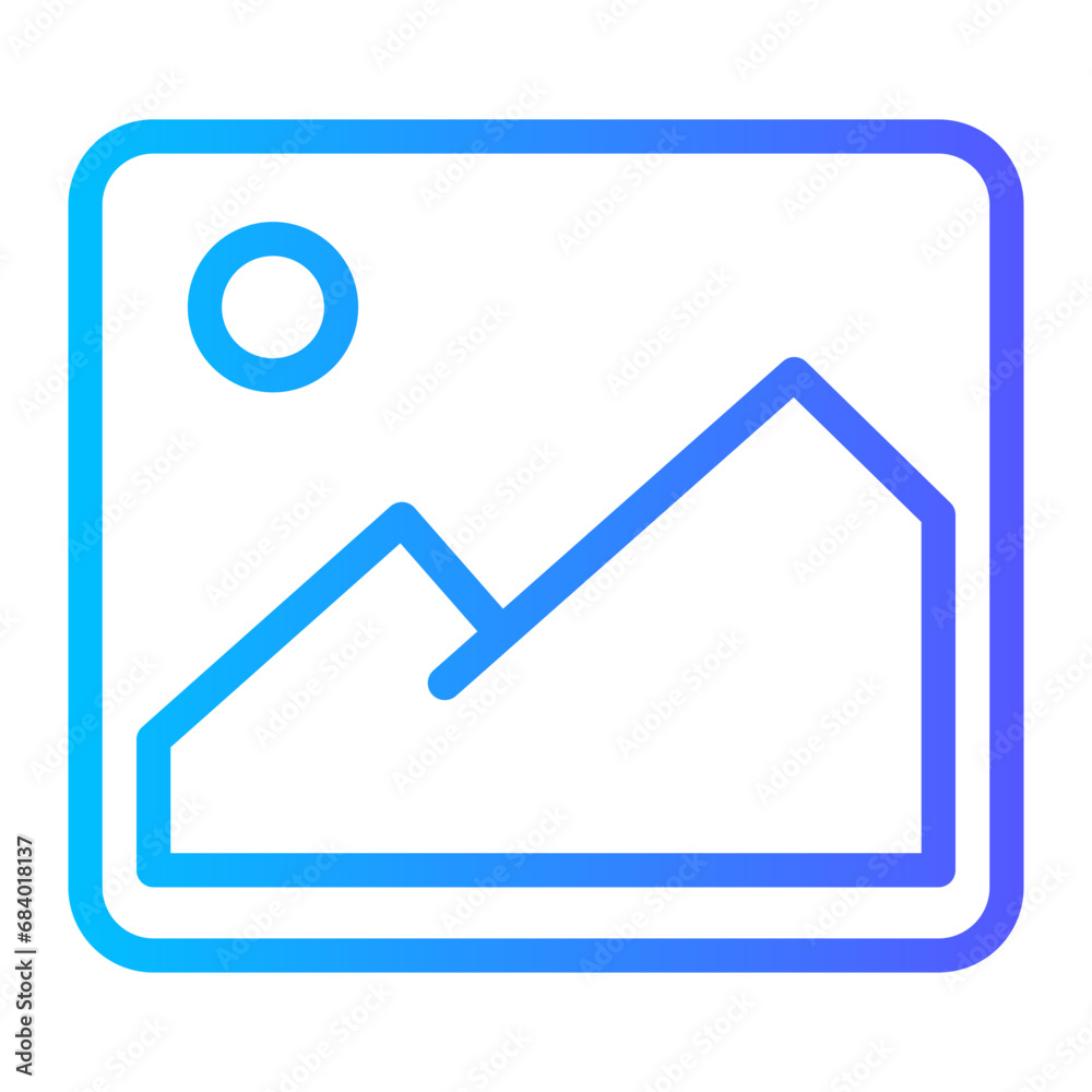 picture gradient icon picture gradient icon
