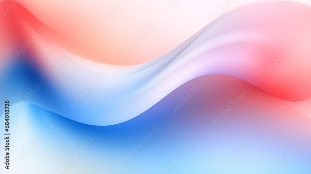 Fototapeta premium Abstract blue fluid shapes composition background, colorful vibrant liquid fluid concept illustration