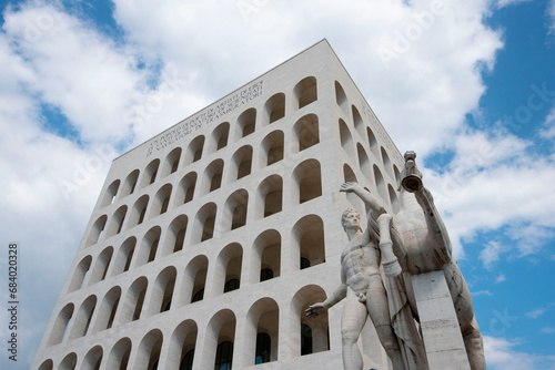 Fascist Building from WWII Era - Italy photo